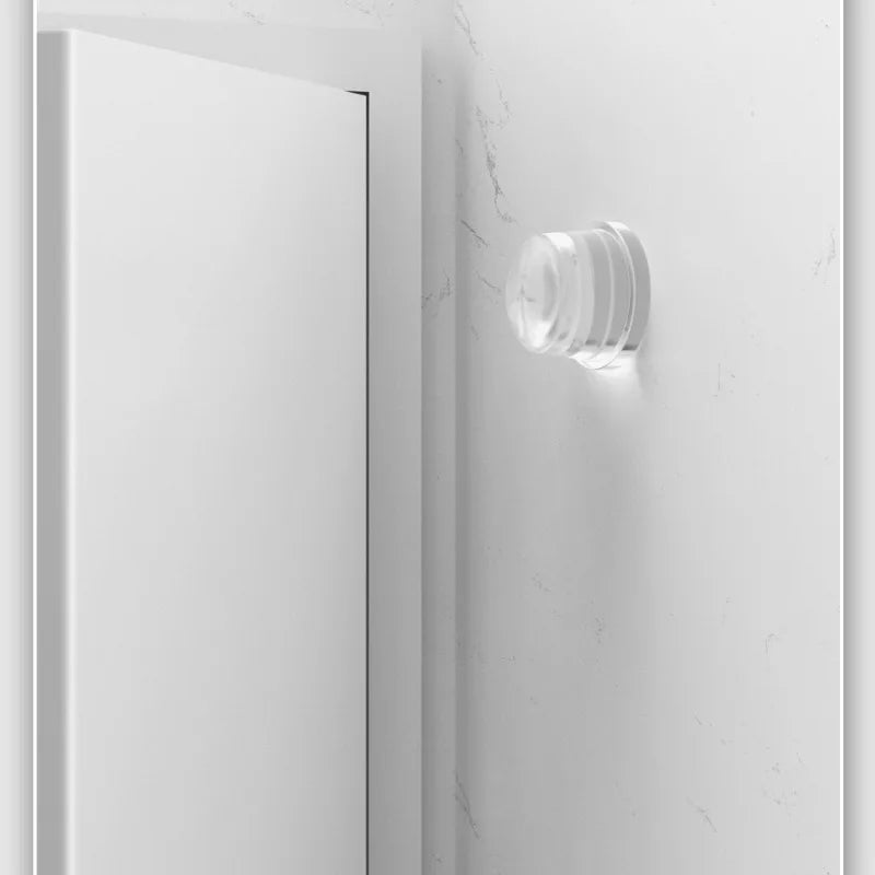 Transparent Silicone Door Stopper Wall Protector No-Drill