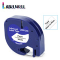 Labelwell Compatible Dymo LetraTag Label Tape 12mm 91201 91200