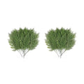 80-Pc Artificial Cedar Sprigs Faux Pine Branches Christmas Greenery