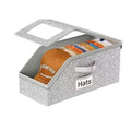 Foldable Baseball Cap Storage Box – Window & Zipper | VIBE