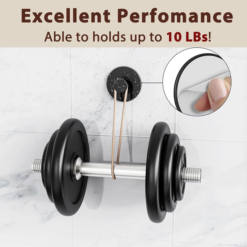 Adhesive Wall Hooks Rustproof Stainless Steel Punch-Free