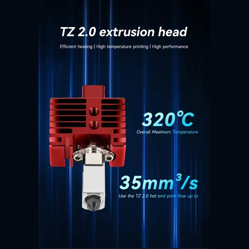 TZ 2.0 Bimetal Hotend Kit for Bambu Lab X1 X1C P1P P1S