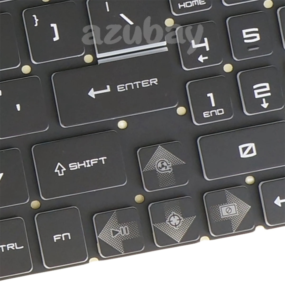 AZUBAY MSI Katana 17 A15 A17 AI Keyboard 4-Zone RGB US Layout