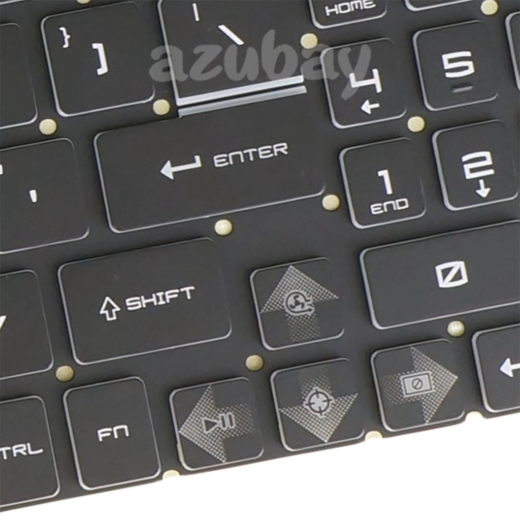 Hungarian RGB Keyboard for MSI Pulse 15/17 B13V – AZUBAY