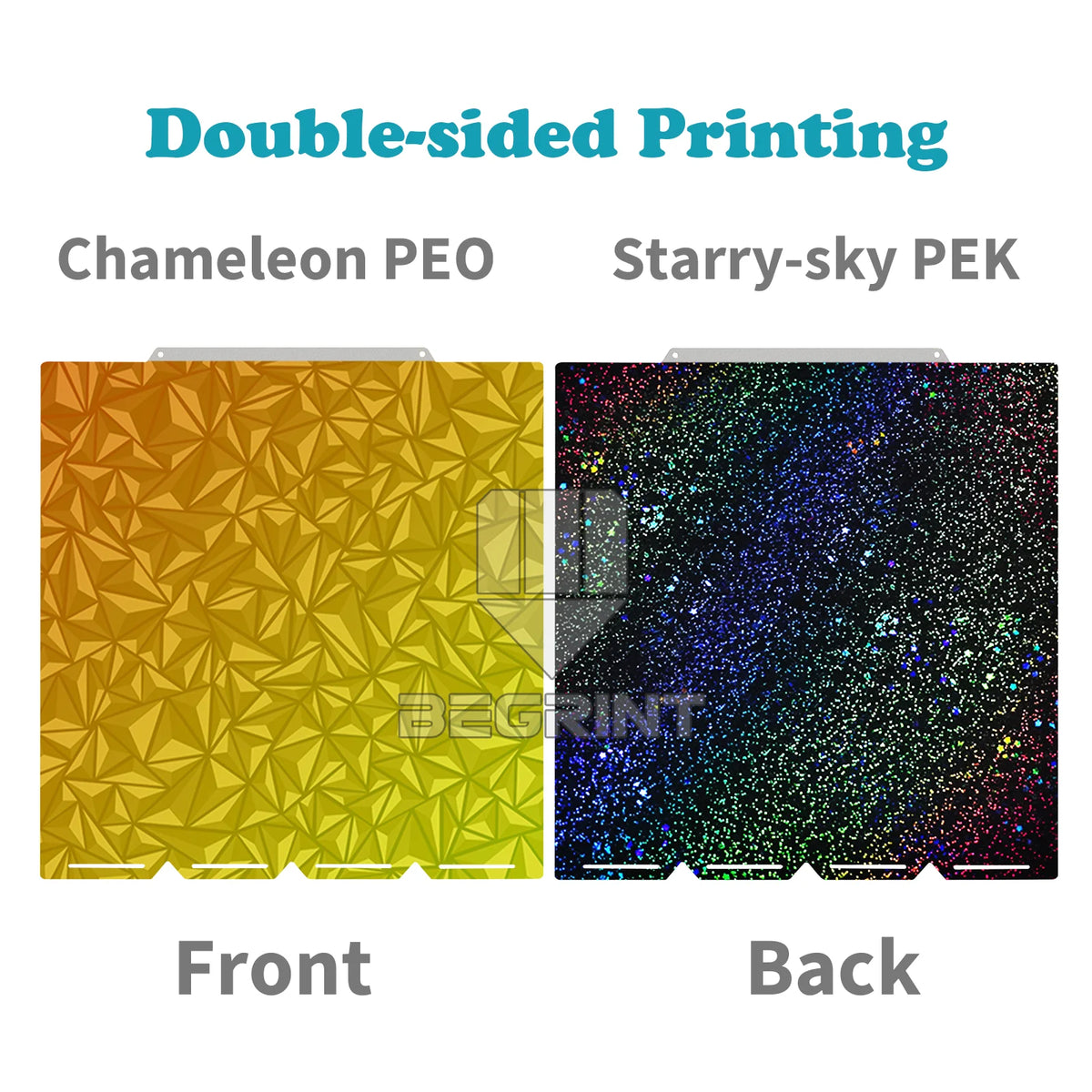 Snapmaker U1 Dual-Sided PEI Flexible Spring Steel Build Plate