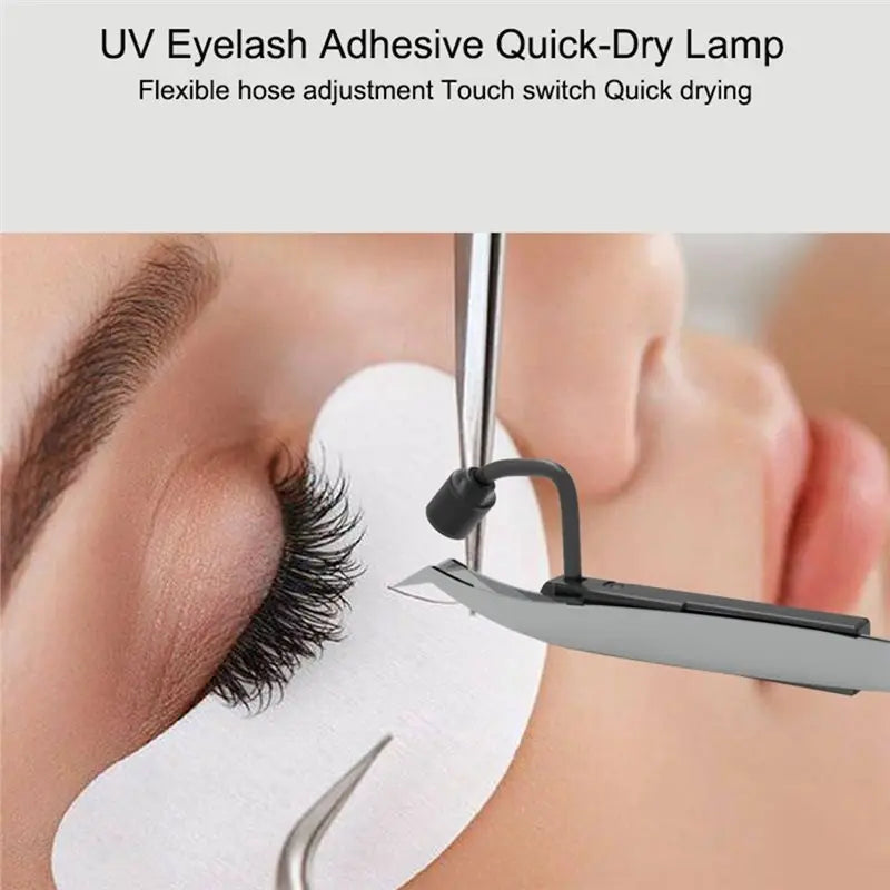 UV LED Tweezer Lamp for Eyelash Extensions – Adhesive Curing