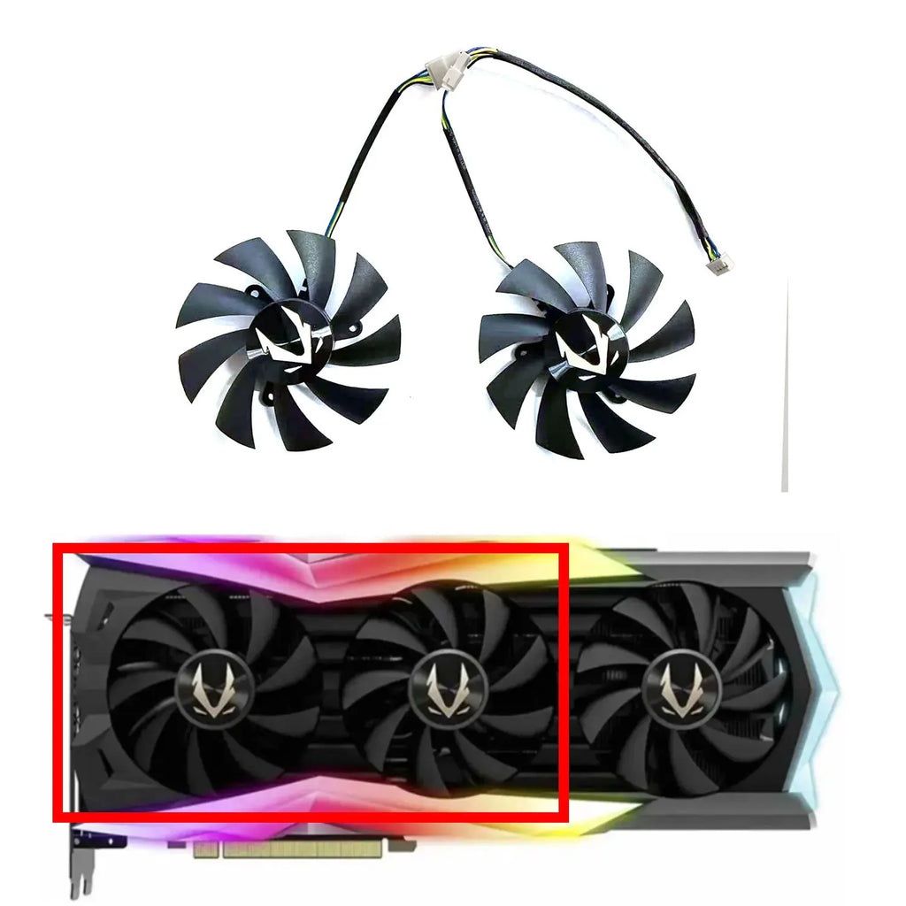 87mm GA92S2U GPU Fan for ZOTAC RTX 2080 2070 2080 Ti AMP