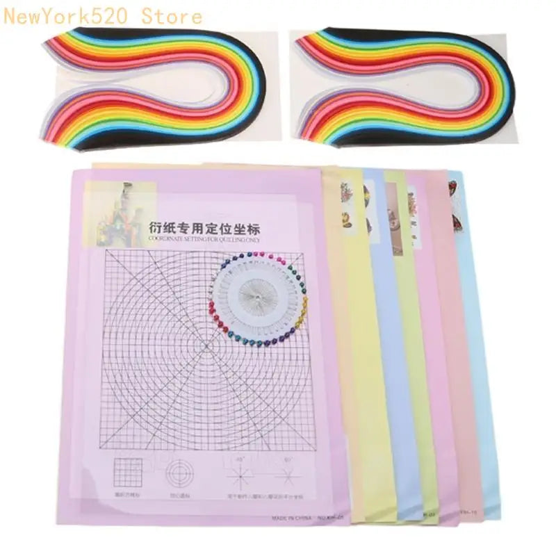 Paper Quilling Tool Set – Tweezer, Needle, Crimper & Board