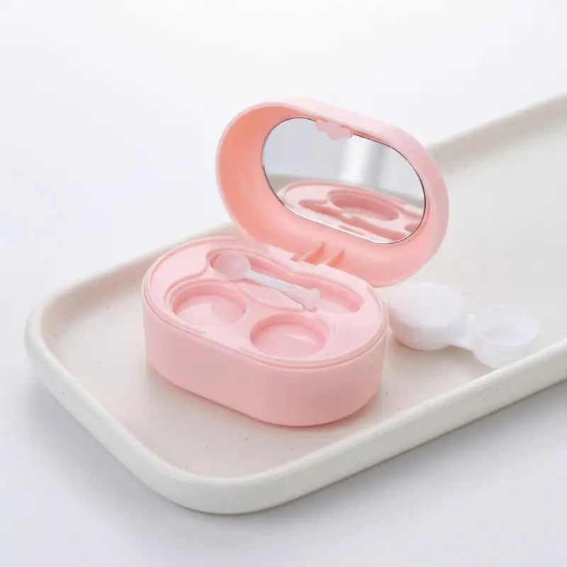 Portable Contact Lens Cleaner Case with Mirror – Gmarty