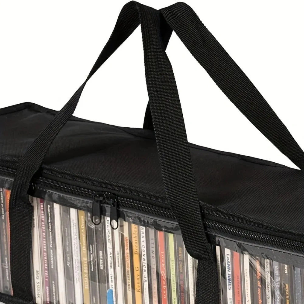 Large Transparent Dustproof Zippered Storage Bag – Stackable PVC