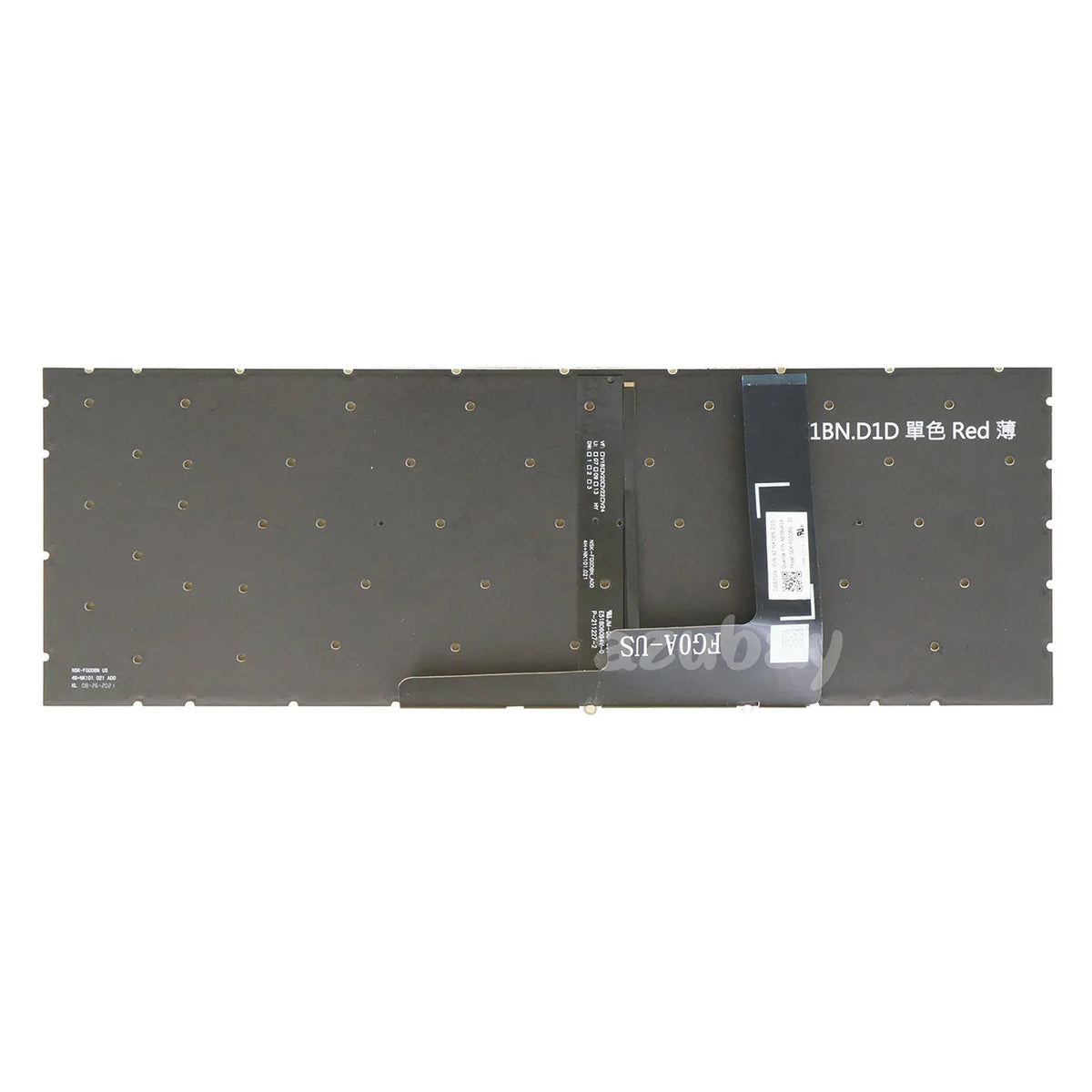 AZUBAY Russian Spanish Backlit Keyboard – MSI Katana GF66 GF76