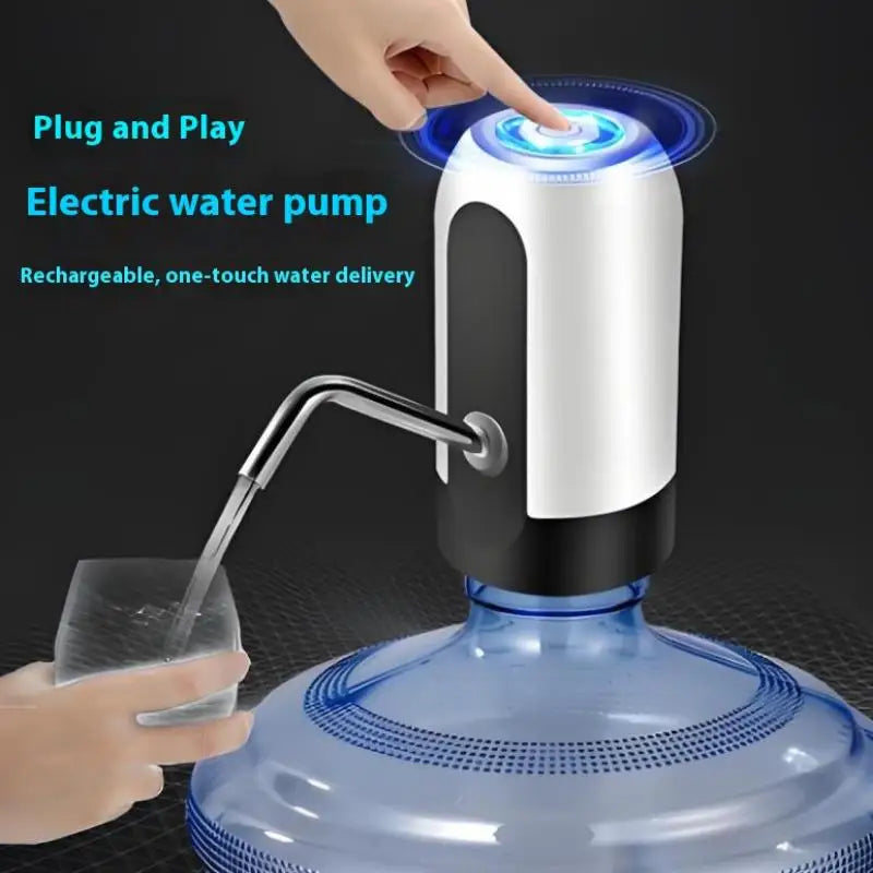 USB Rechargeable 5 Gallon Water Bottle Pump Dispenser