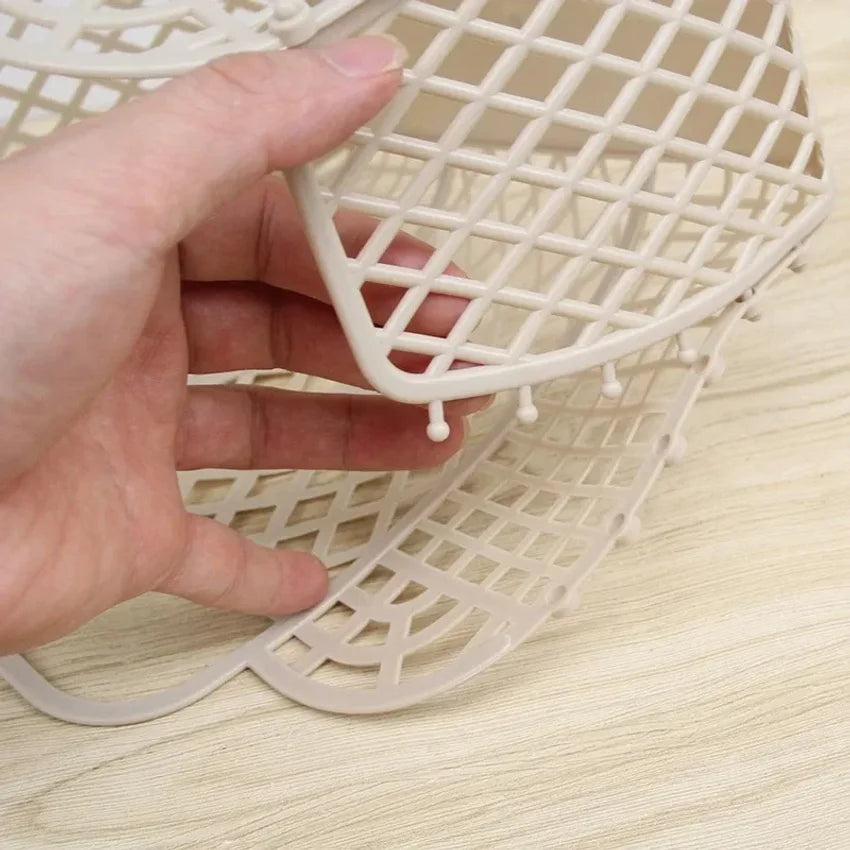 Detachable Hollow Shower Basket – Plastic Bath Storage Organizer