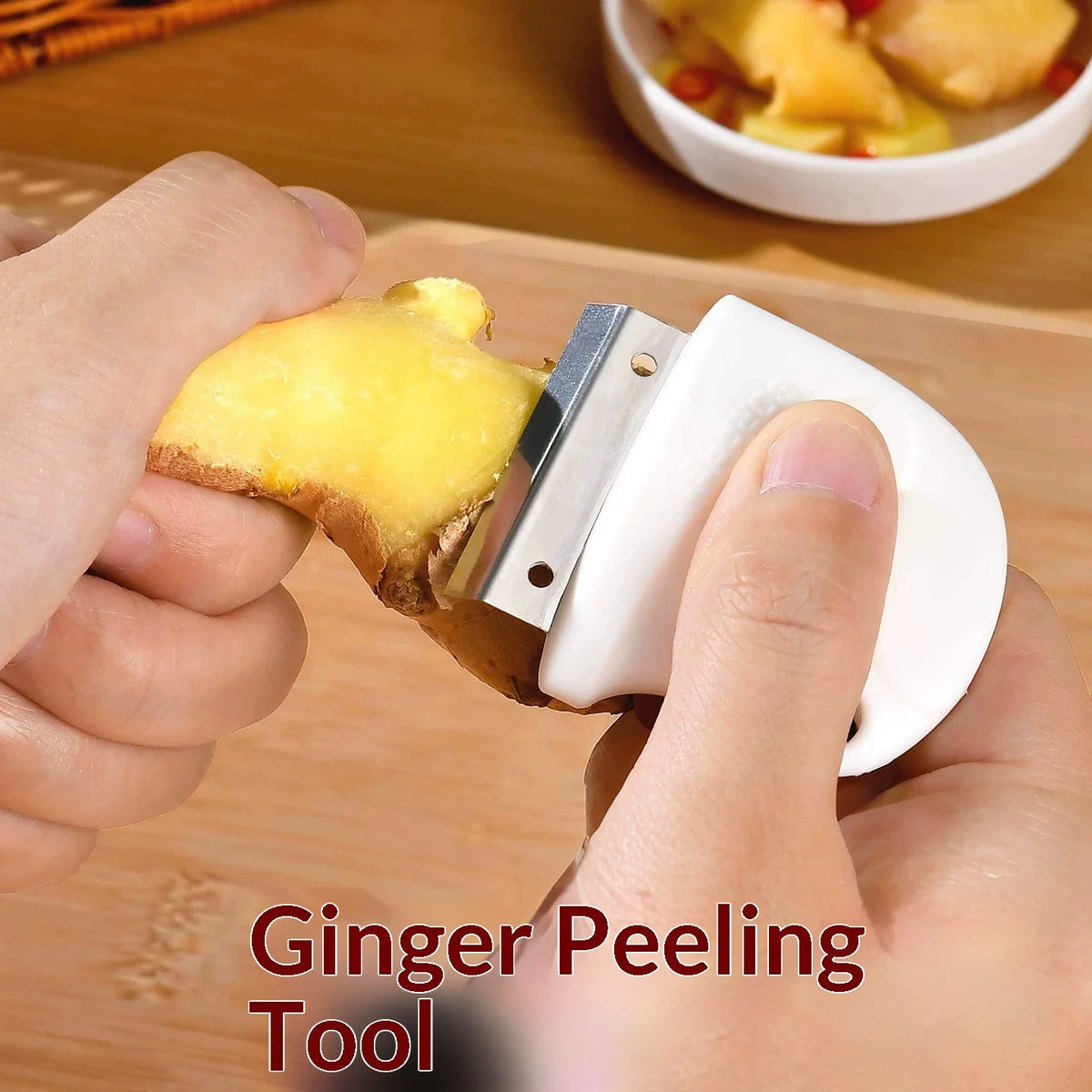 Mini Stainless Steel Ginger & Vegetable Peeler | Kitchen Tool