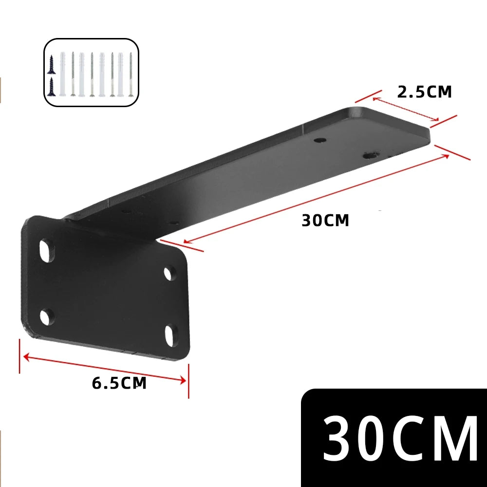 Heavy Duty Invisible L Brackets Floating Wall Shelf Support Metal
