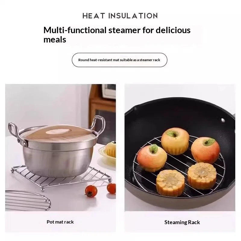 Stainless Steel Trivet Pot Mat – Kitchen Counter Protector