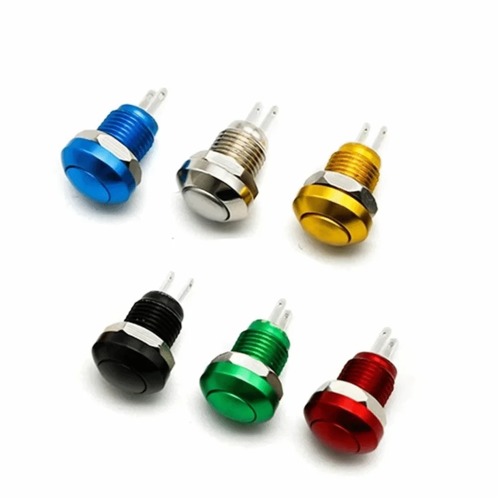 8mm Waterproof Metal Momentary Push Button Switch Self-Reset