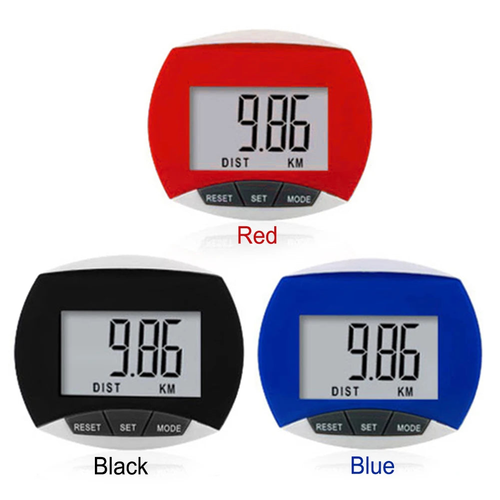 3D LCD Walking Pedometer – Step, Distance & Calorie Tracker