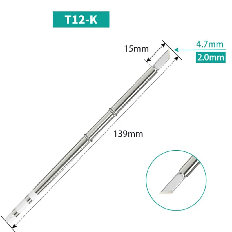 T12 Soldering Iron Tips for Hakko FX951 STC STM32 OLED Station