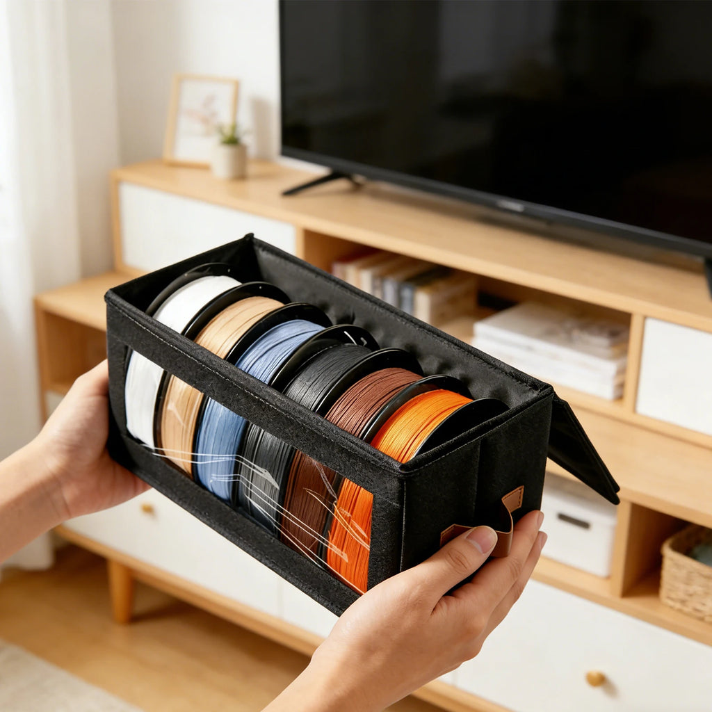3D Filament Storage Cabinet – 6 Spool Organizer with Desiccants