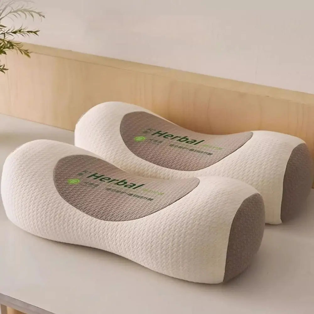 Cylindrical Buckwheat Neck Pillow – Ergonomic Memory Foam Support