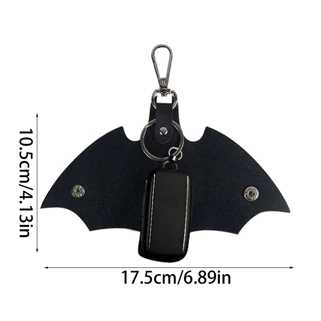 Bat Shape PU Leather Key Organizer Wallet – Men & Women Gift