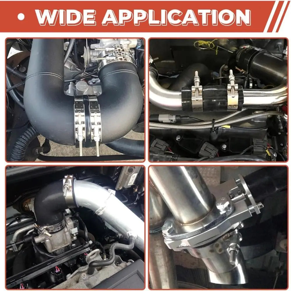 304 Stainless Steel T-Bolt Hose Clamps – Exhaust & Air Seal