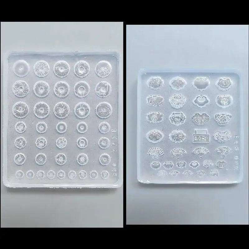 3D Flower Silicone Nail Art Mold – DIY Manicure Template