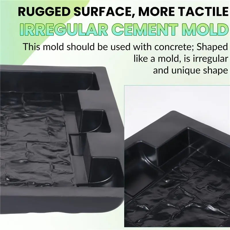 Plastic Concrete Mould – DIY Garden Fence & Path Stone