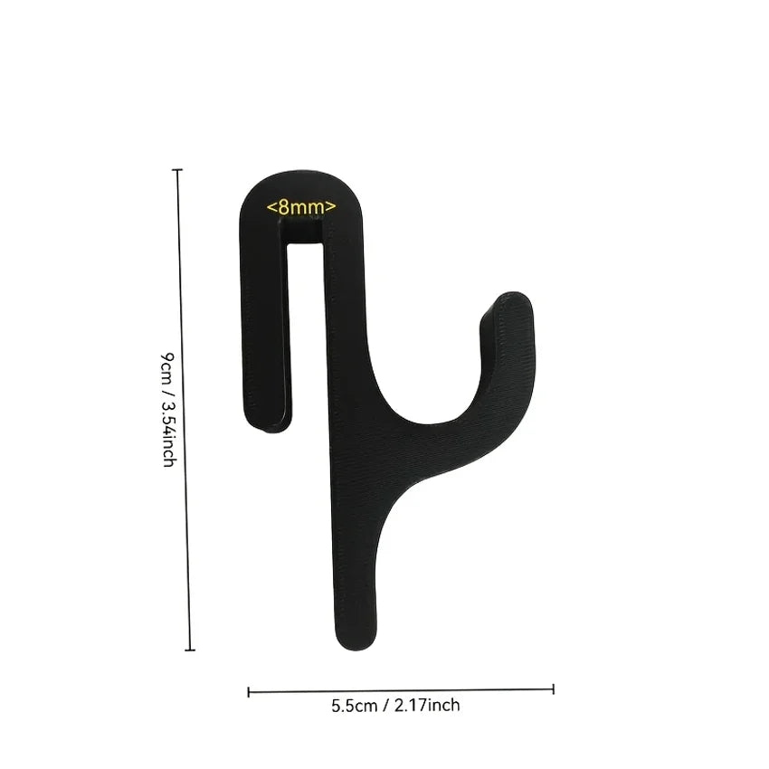 No-Drill Shower Door Hook Clamp – Towel & Robe Hanger