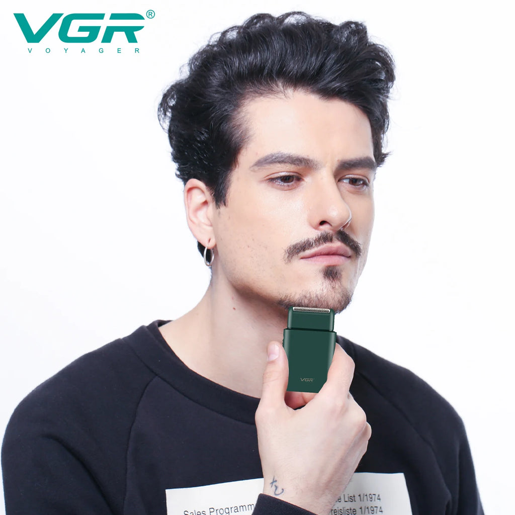 VGR V-390 Mini Electric Shaver & Beard Trimmer for Men