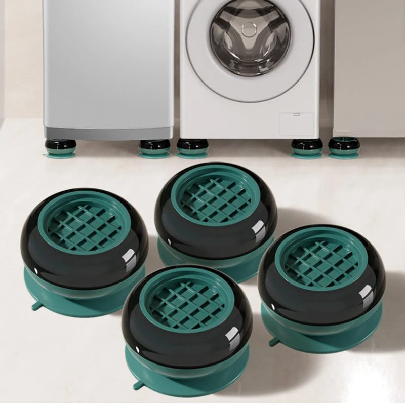4-Pack Anti-Vibration Washing Machine Foot Pads Stabilizer