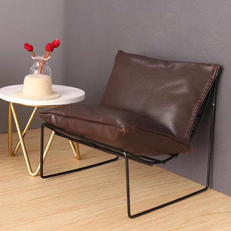 1:6 & 1:12 Dollhouse Miniature Sofa Chair – Living Room Decor