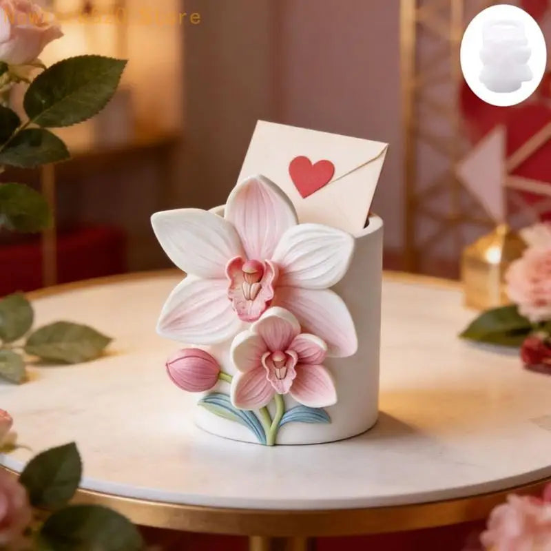 Flower Cup Silicone Mold for Soap Candle & Resin Pouring