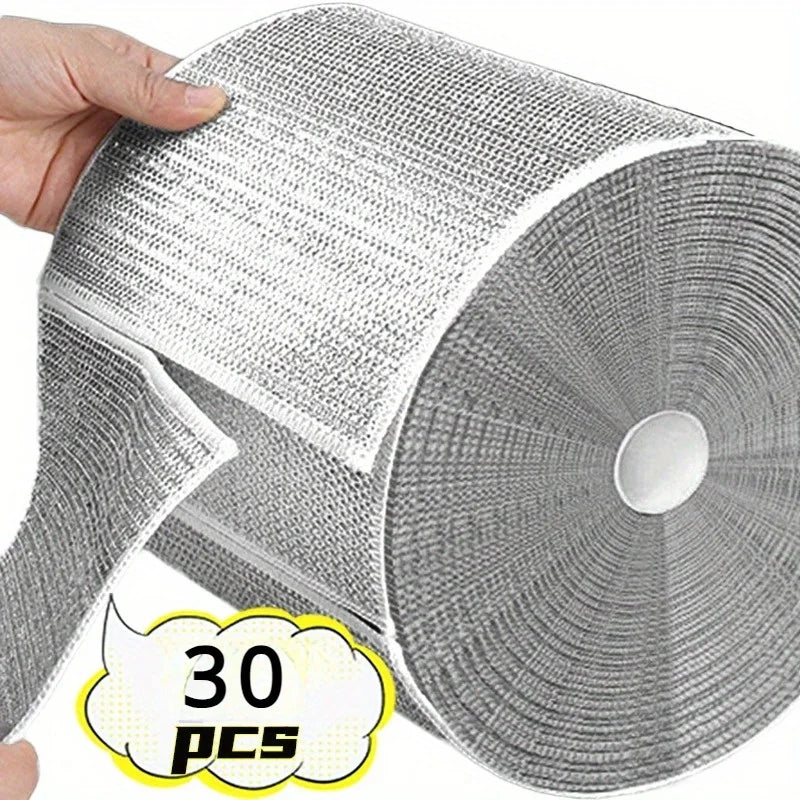 VIBE Stainless Steel Scrubbers 30/60 PCS – Non-Scratch Pads