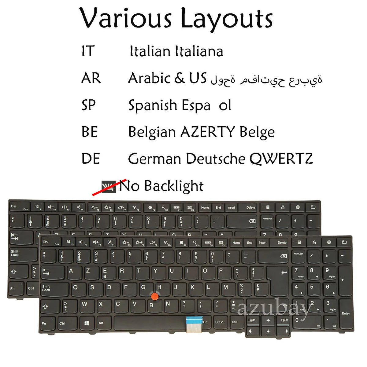 Lenovo ThinkPad Replacement Keyboard – Multi-Language EU Layout