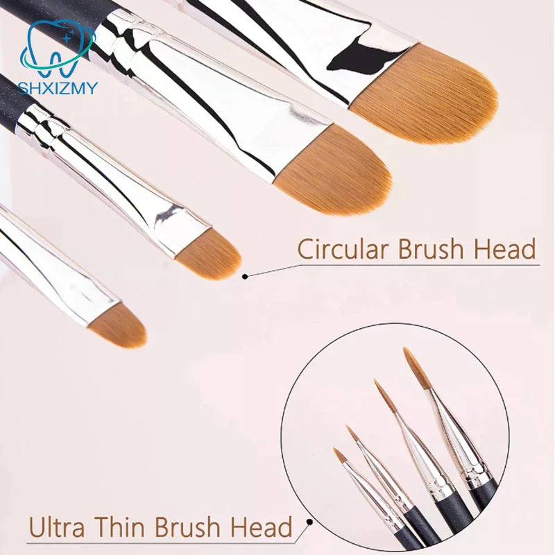 Ultra-Thin Flat Round Foundation & Concealer Makeup Brush