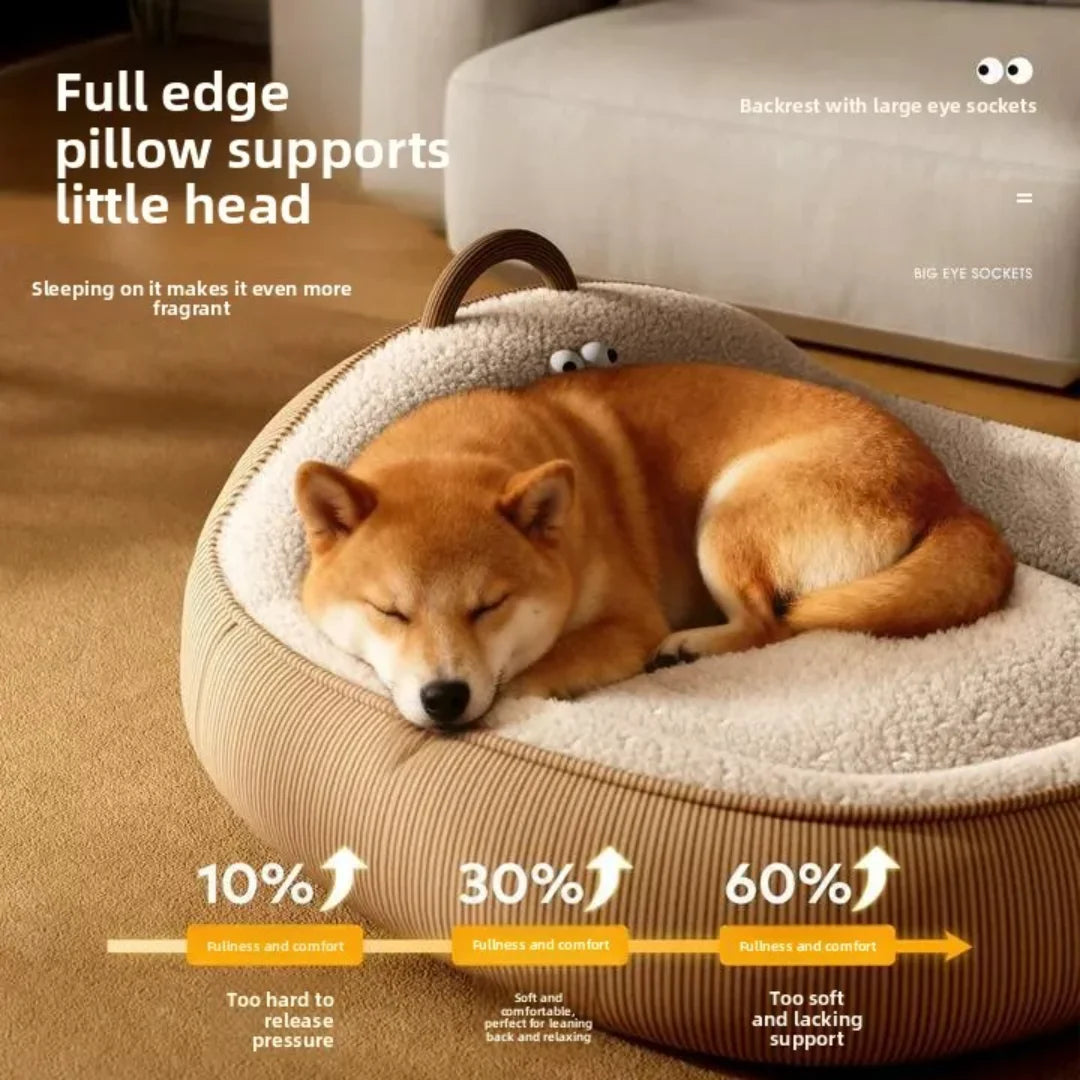 All-Season Removable Pet Bed for Small Dogs & Cats