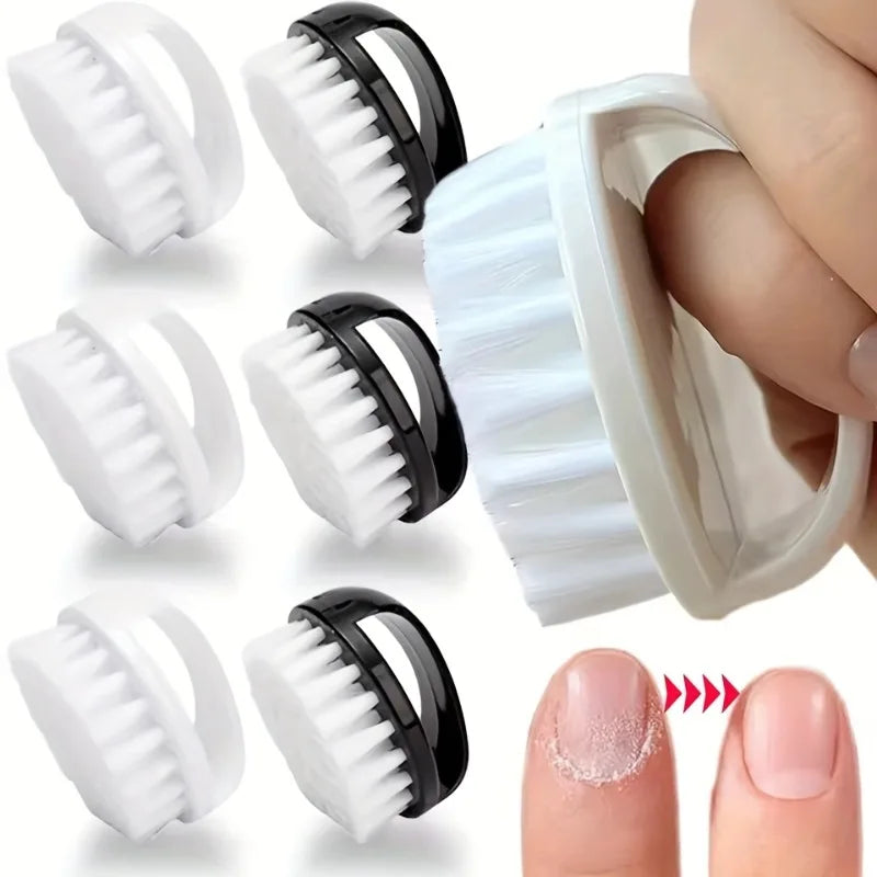Nail Dust Cleaning Brush – Hard Bristles & Ergonomic Handle