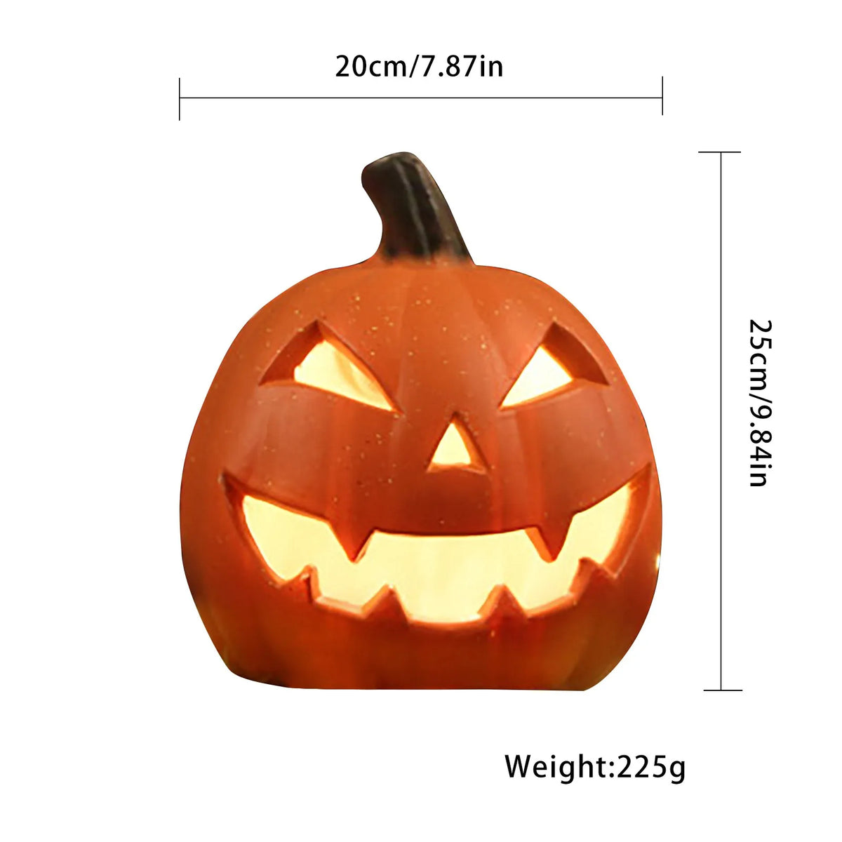Halloween LED Pumpkin Light – Jack O' Lantern Lamp Decor