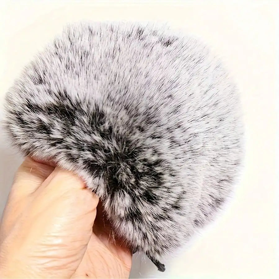 Windproof Furry Microphone Cover – Noise Reduction Filter