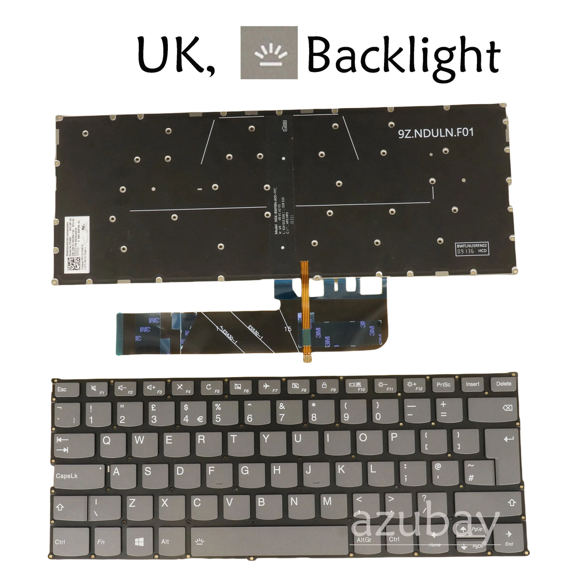 Lenovo IdeaPad Yoga Replacement Keyboard – Backlit Multi-Layout