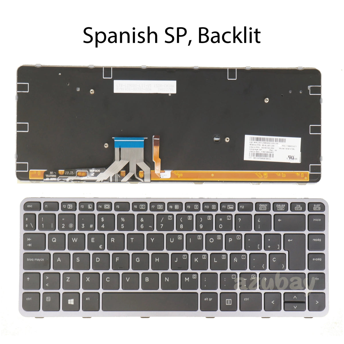 Backlit Keyboard HP EliteBook Folio 1040 G1 G2 With Frame