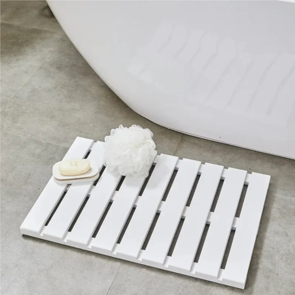 Bamboo Non-Slip Waterproof Step Stool Heightening Foot Pad