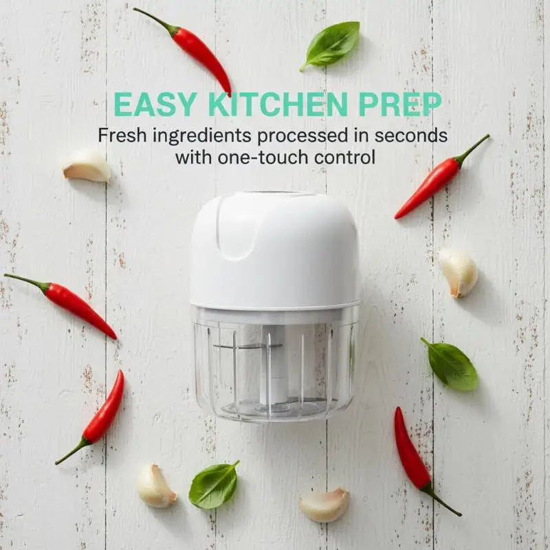 Portable Wireless Baby Food Processor & Meat Mincer 250ml