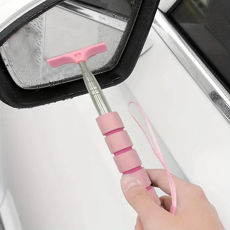 Telescopic Car Mirror Wiper & Window Cleaning Tool