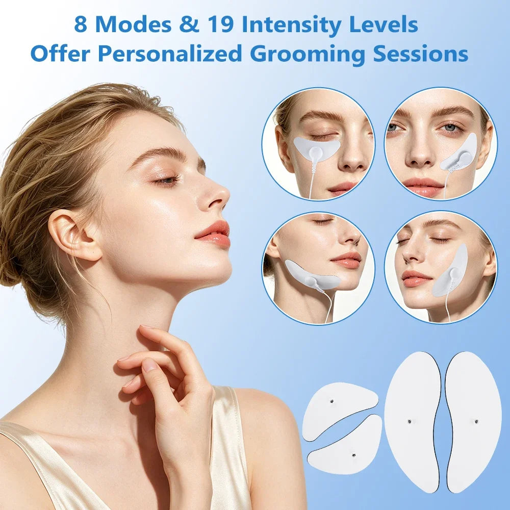 Hailicare EMS Face & Eye Beauty Device – 8 Modes 19 Levels