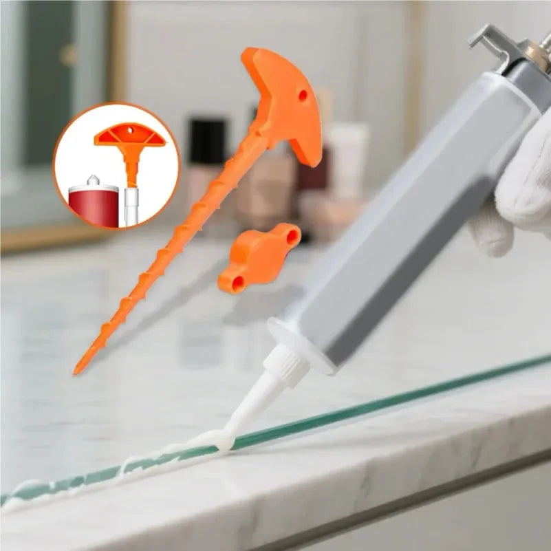 Caulk Saver Set – Sealant Nozzle Cleaner & Sealing Cap