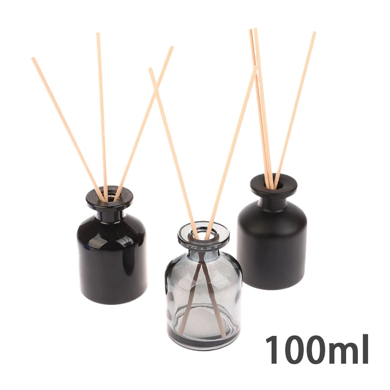 100ml Glass Reed Diffuser Bottle | Rattan Sticks Aroma Set