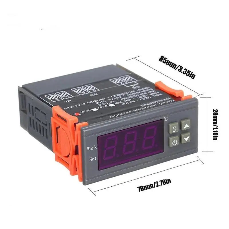 Dual Digital Thermostat Humidity Controller 1210W 12V 24V 220V
